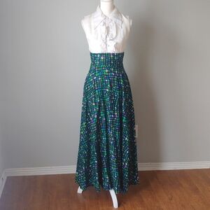 VINTAGE | Coco California Sleeveless Floral Garden Party Maxi Dress